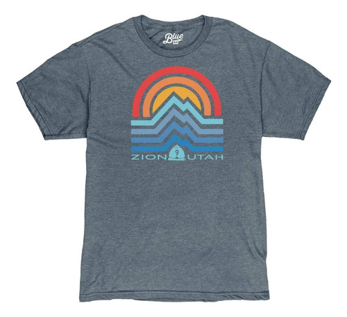Camiseta State 45 U9 Zion Utah (azul Marino), Talla L