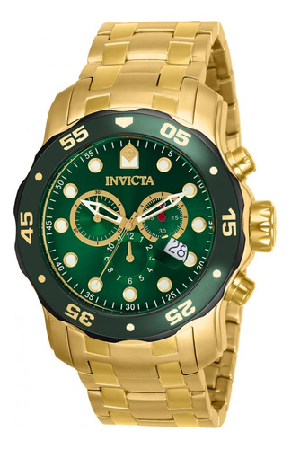 Cronógrafo De Cuarzo Invicta 80072 Pro Diver Para Hombre, Es