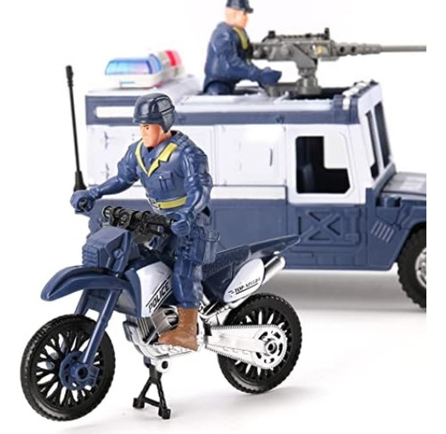 Liberty Imports Juego De 8 Figuras Y Vehículos De Juguete De
