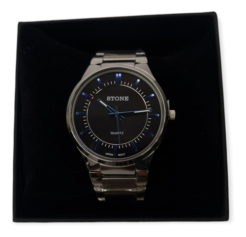 Imagen 4 de 4 de Reloj Analógico Stone Hombre St997 Negro/azul