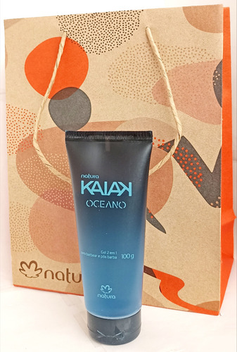 Gel 2 En 1 Para Barbear Y Pos Barba Kaiak Oceano Natura 100g