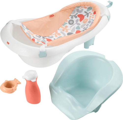 Bañera Tina Crece Conmigo 4-1 Fisher Price - Niña Envio Ya