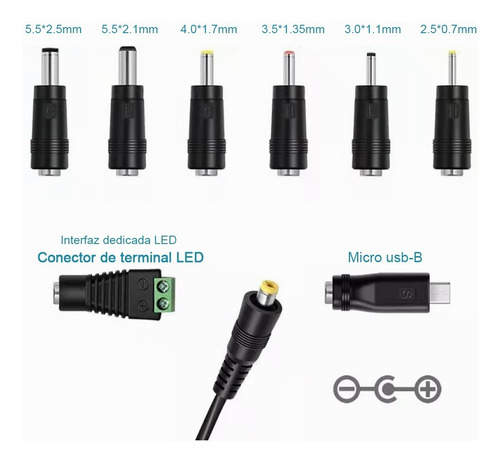 . Adaptador De Corriente Universal 30w