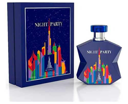 Perfume Original  Night Party Metropol - mL a $2469