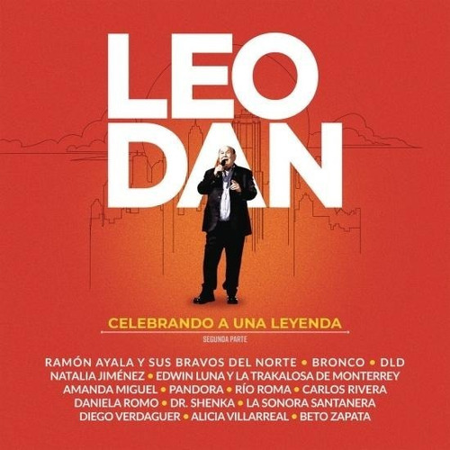 Imagen 1 de 1 de Leo Dan Celebrando A Una Leyenda En Vivo Vol 2 Cd + Dvd 2020