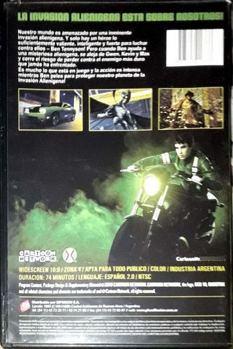 Ben 10. Invasión Alienígena. Dvd Original. (Usado)