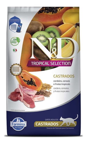 Nd Tropical Selection Felino Castrado Cordeiro 7kg
