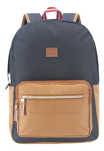 Mochila de notebook Wilson Urban Executive para escritórios universitários, viagens escolares, trabalho, academia, elegante, moderna, reforçada, azul