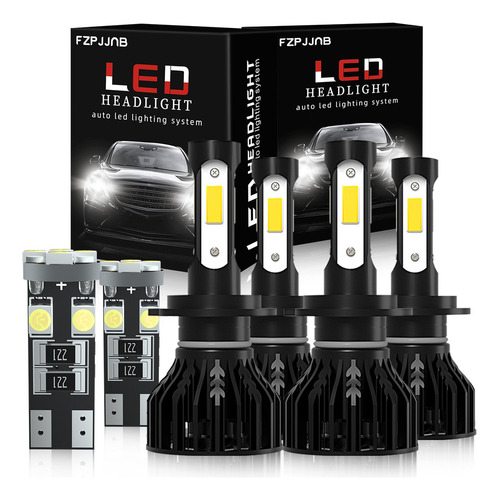 Bombillas Led H7 36 W 501 Compatibles Con Gcd Para Faros Vw