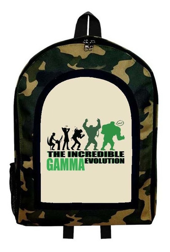 Mochila Camuflada Hulk Nueva Colección Modelo 60