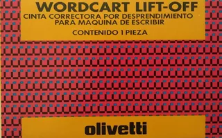 Cinta Correctora Para Olivetti Et 2000 / Etv 2700 / Etv 2900