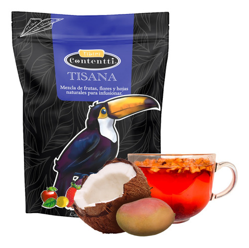Tisanas Coco Mango Bebida Infusión Frutos Secos