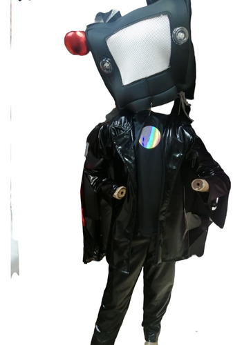 Disfraz Skibidi Toilet Monitor Man Niño Suit Costume Envío G