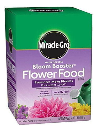 Miracle-gro Alimento Soluble Para Plantas De Flores 1.5 Lb