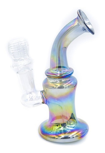 Imagen 2 de 2 de Bong H14 Metalizado 12cm Pipa De Agua