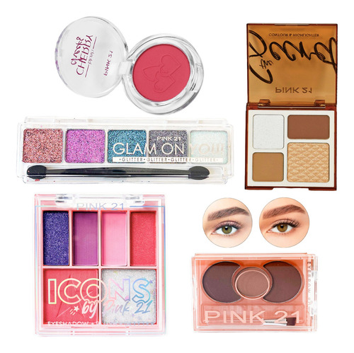 Combo De 5 Paletas Sombra Maquillaje Ideal Regalo Imperdibl