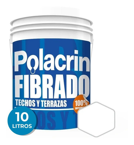 Membrana Frentes Elastica Terrazas 10lt Blanca