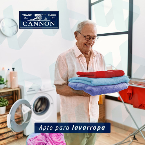 Juego De Toalla Y Toallón Cannon 520 G 100% Algodón - Lima Color Rosa