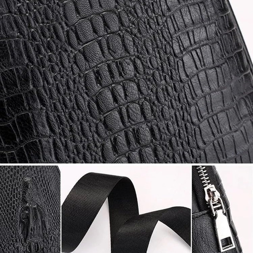 Nex Gen Remix Mochila Bandolera De Piel De Cocodrilo Para Y