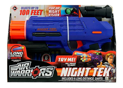 Pistola Lanza Dardos X6 Night Tek Air Warriors 55720 