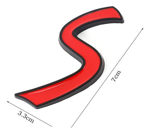 Para Para Bmw Mini Cooper R53 R56 R57 S Adesivo S Logotipo