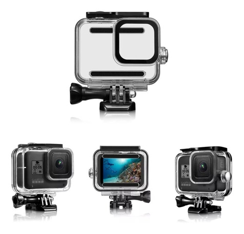 Carcasa Case Para Gopro Pro Hero 8 Sumergible Contra Agua 