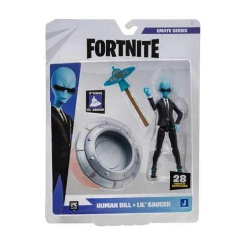 Fortnite Emote Figura De 10 Cm - Human Bill Y Lil Saucer
