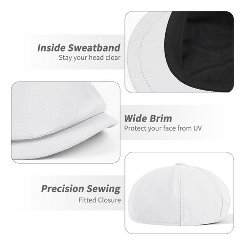 Gorras De Vendedor De Periódicos For Hombre Sombrero De