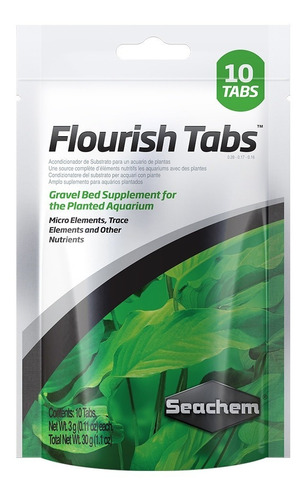 Flourish Tabs 10tabs Seachem Acuario Plantado Fertilizante