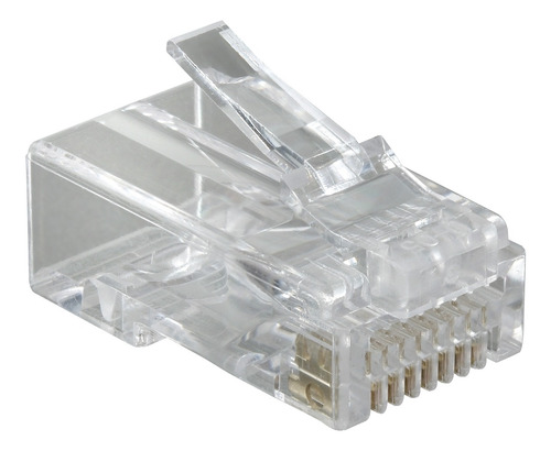 Imagen 1 de 3 de Ficha Rj45 Cat 5e Utp Pull Pass Through Plugs (ds)