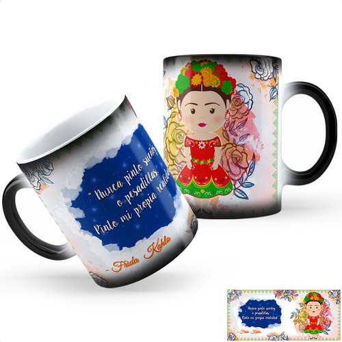 Taza Mágica Frida Kahlo Ai Calidad