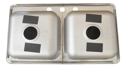 Fregadero Cocina Empotrar 2 Tinas 84x56x15 Eb M11022