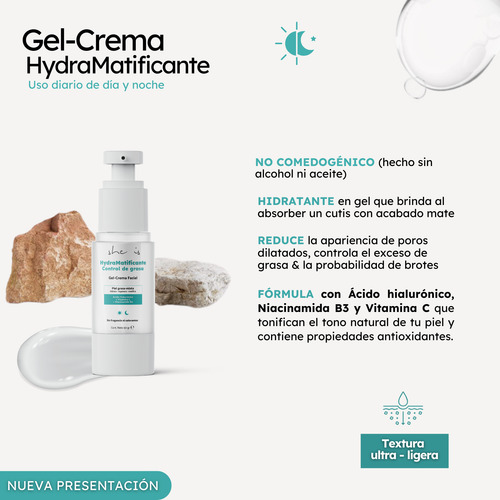 Set Facial Control Grasa Plus (3 Productos) She Is Skincare