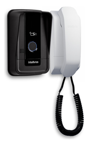 Kit Porteiro Elet Intelbras Ipr 1010id Botão Fechadura 30tag