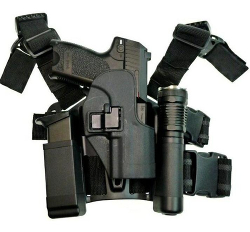 Imagen 1 de 6 de Glock Policial Muslera Estuche Porta Pistola Grande
