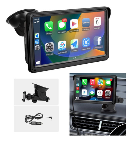 Radio Pantalla Compatible Car Play Android Auto Inalambrica