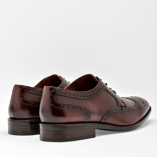 Zapatos Vestir Hombre Christian Gallery Camel Cafe 124-909
