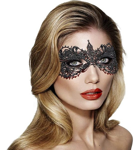 Mascaras Encaje Para Mujer Mascaras Halloween Mardi Gras Neg