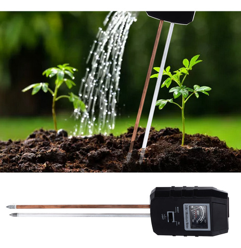 Imagen 4 de 10 de Medidor De Iluminación De Plantas, Medidor De Suelo 3 En 1,