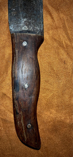 Imagen 8 de 8 de Machete C Vaina Checoslovaco Antiguo Acero 3 Rayas. 40cm