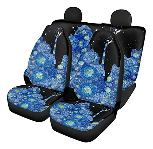 Cubiertas De Asientos Starry Night Para Autos Para Mujer Asi