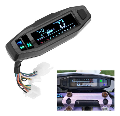 Medidor De Aceite De Velocidad Lcd De Motocicleta