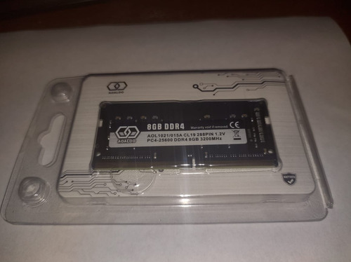 Imagen 2 de 2 de Rápida Memoria Ram Ddr4 Nuevo 8gb 3200mhz Para Portatil