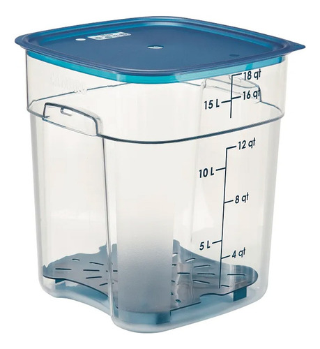 Drenaje Azul Recipient Graduad Policarb. 12, 18 Y 22 Lts