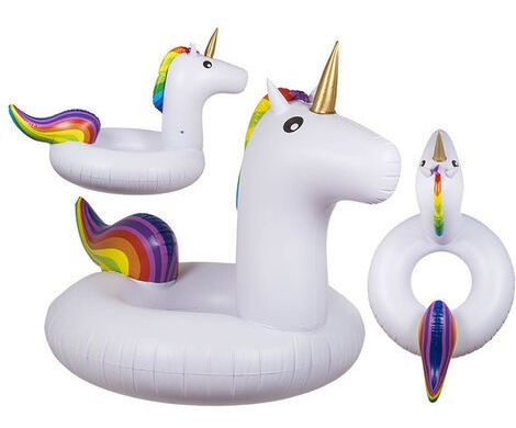 Salvavidas Inflable En Forma De Unicornio #90