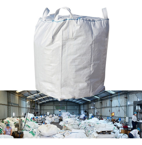 Bolsones Big Bags 4 Asas 90x90x140 Cm - 1000 Kg Boca Abierta