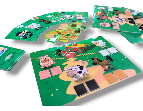 Juego De Mesa Granja Colorida Coloridojuegos