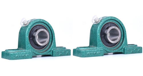 2 Mancal Pedestal Com Rolamento Ucp-204 20 Mm