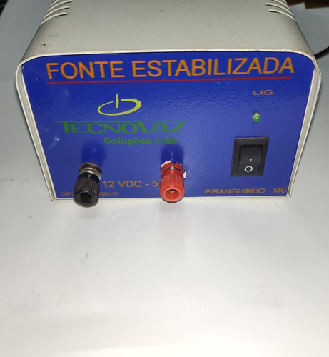 Fonte Tecnovaz Estabilizada 12 Vdc 5 Amp