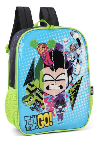 Mochila Costas Infantil 16 Jovens Titans Luxcel Is39701tg